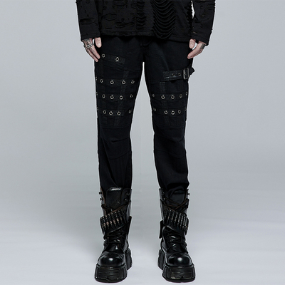 taobao agent ╋魔叹╋PUNK RAVE蒸汽朋克STEAM哥特GOTHIC摇滚ROCK男长裤 WK497