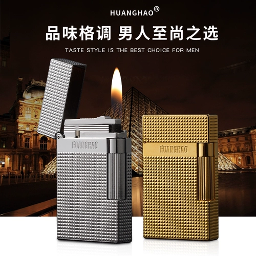 Мужская латунная элитная высококлассная зажигалка с боковым колесиком, подарок на день рождения, делается под заказ