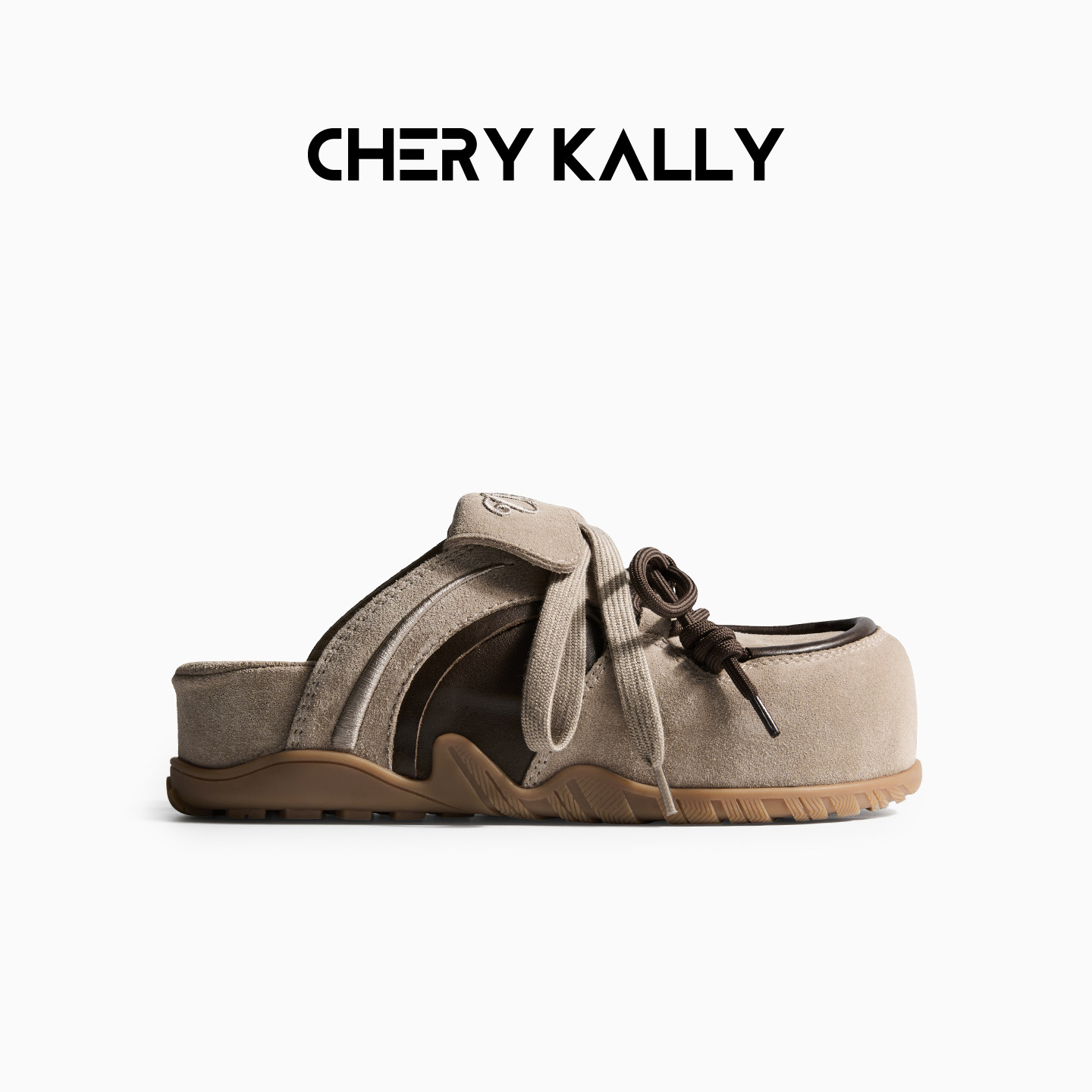 женские шлепанцы cherykally Baotou в стиле ретро; сезон осень; новинка 2026 года; женские шлепанцы контрастного цвета; женская обувь на плоской подошве