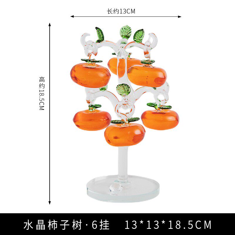 Baifan light роскошное хрустальное украшение из хурмы, желаемое за действительное, дерево хурмы, высококачественное украшение винного шкафа в гостиной, подарок на новоселье в Ванчжае