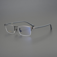 Glasses frame, 5-year-old old store, 17 colors, LOTSON frame, male pure titanium, myopia, half frame, super