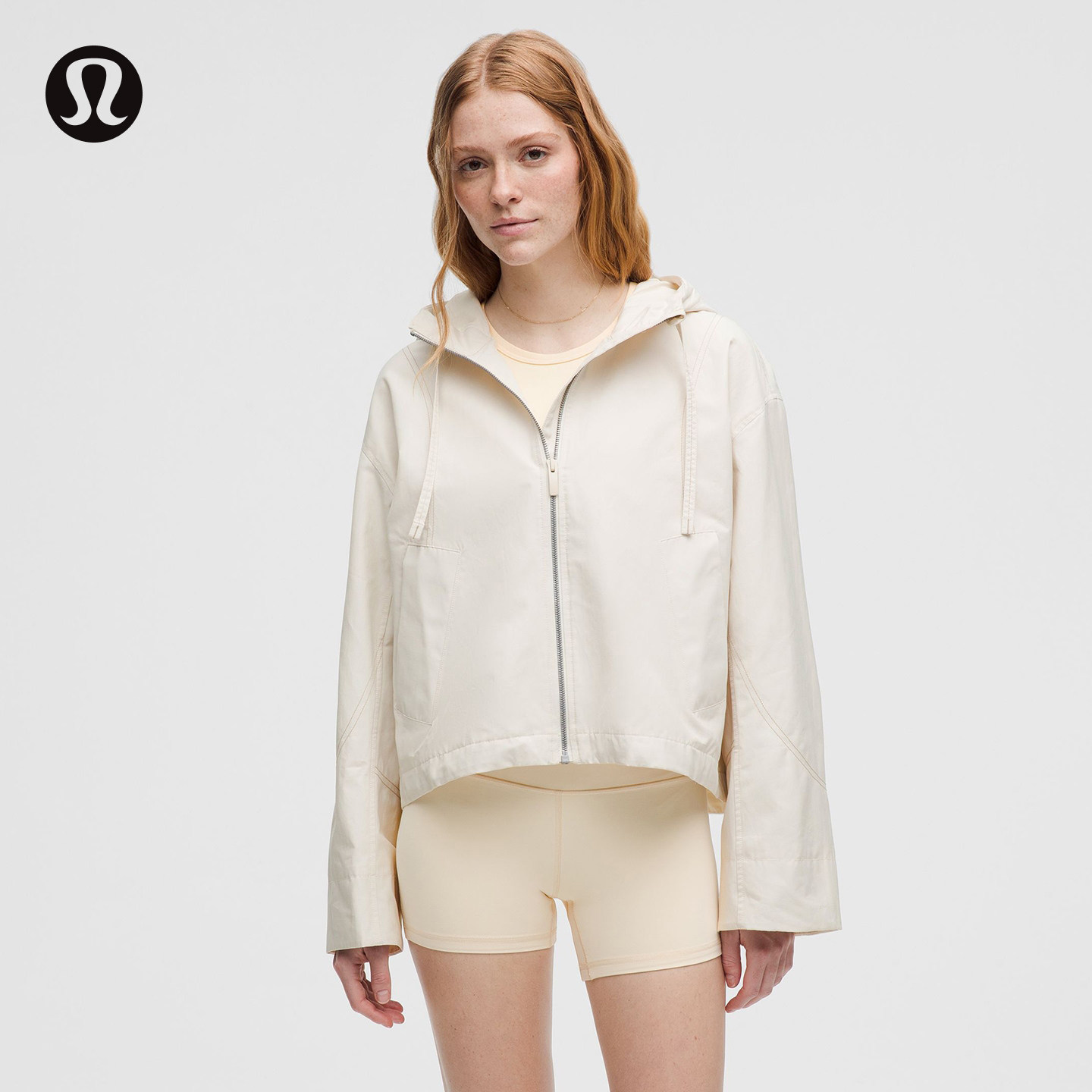 Женская короткая КУРТКА с капюшоном丨LULULEMON丨LW4CJ4S