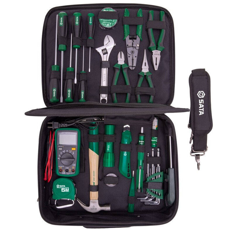 Расширенный комплект для обслуживания электрика SATA Shida Tools из 32 предметов 03795