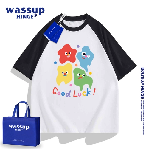 Небольшая дизайнерская летняя трендовая хлопковая футболка с коротким рукавом, тренд сезона, подходит для подростков, оверсайз