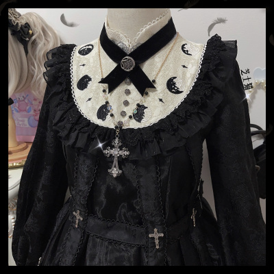 taobao agent 【芝士猫手作】暗黑系哥特十字架holyterror万圣节lolita长项链