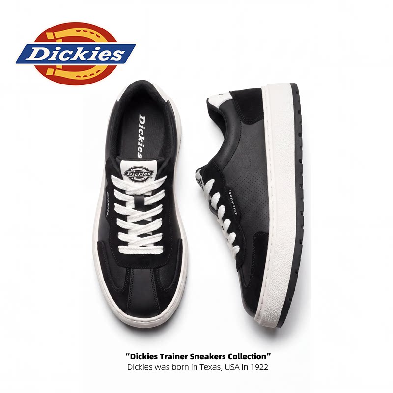 Немецкая спортивная обувь Dickies, мужская осенняя новинка 2026 года, простые и универсальные повседневные кроссовки на толстой подошве, увеличивающие рост.