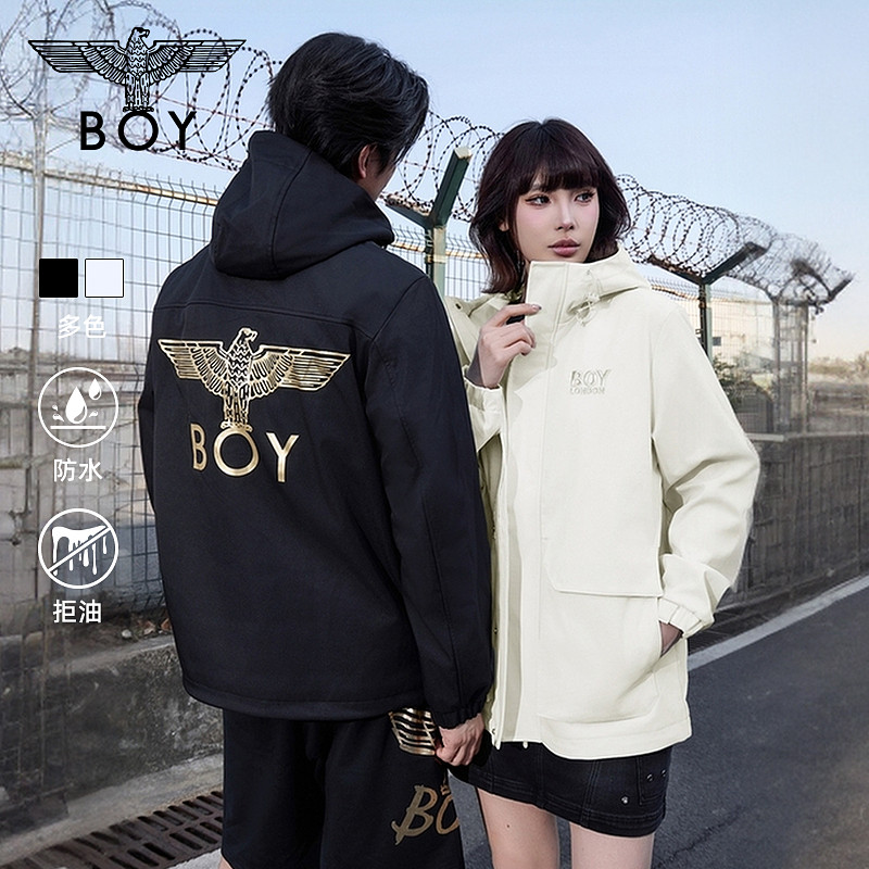 [Wing Pioneer] BOYLONDON Couple Уличная водонепроницаемая спортивная экипировка Осенняя куртка N23055