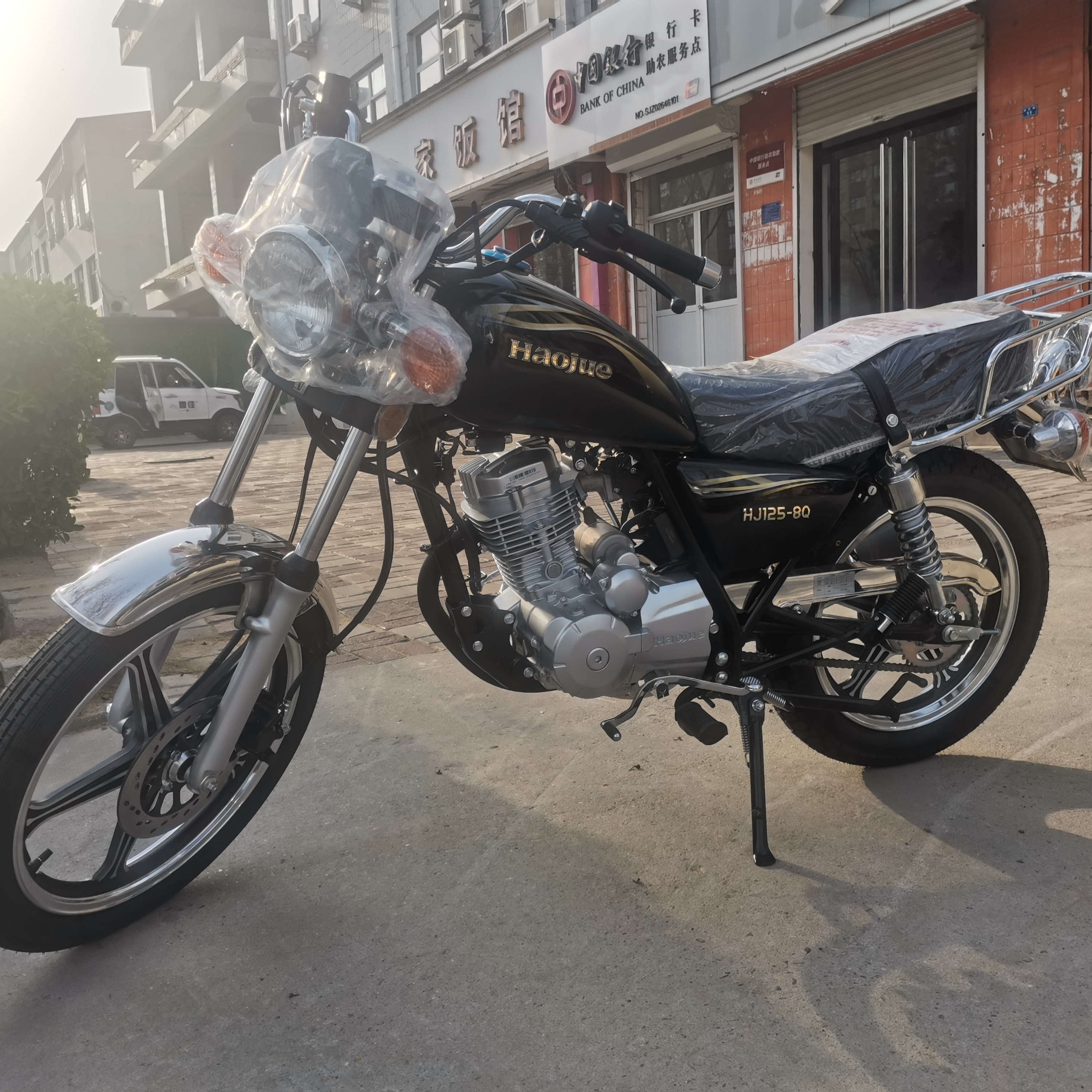 Совершенно новый подлинный мотоцикл Haojue straddle National Four EFI Little Prince HJ125-8Q поддерживает проверку на официальном сайте