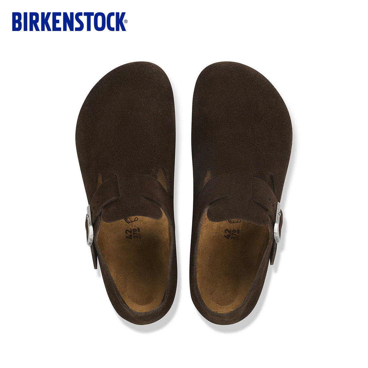 БИРКЕНСТОК (BIRKENSTOCK) Германия импортировала новые мужские и женские повседневные туфли из воловьей замши London с низким вырезом