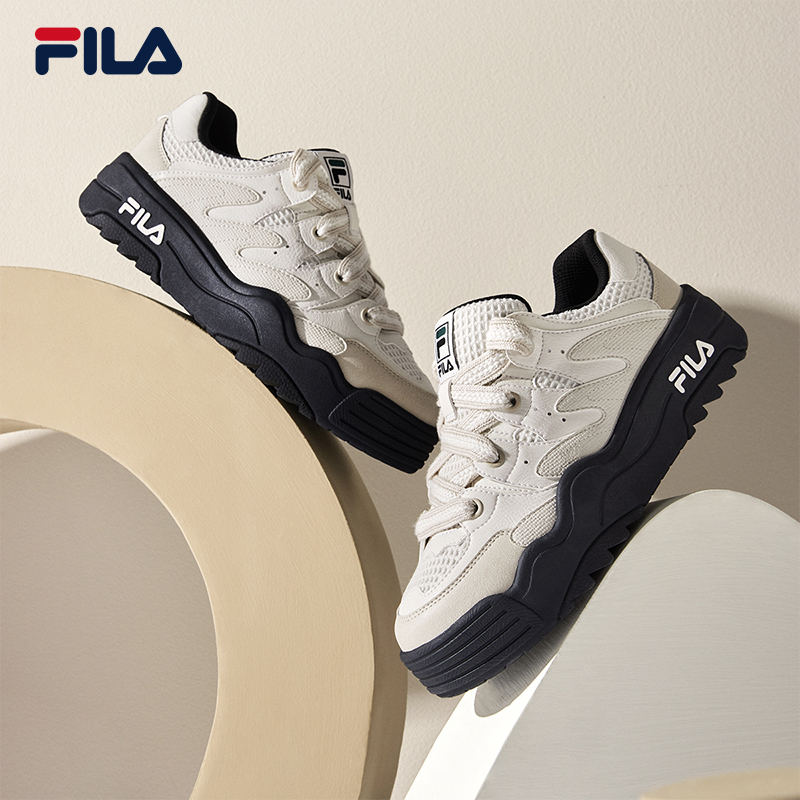 Официальная летняя женская обувь FILA; кроссовки на толстой подошве; разноцветная студенческая обувь; спортивная обувь; повседневная обувь; белые туфли