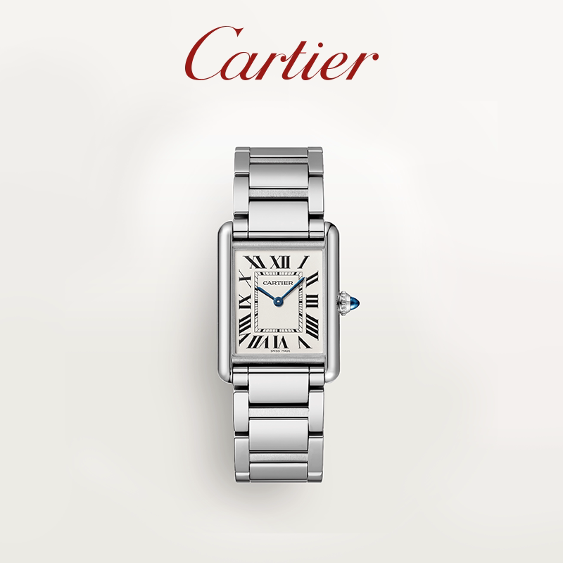 Cartier Cartier совершенно новые часы Tank Must Tank Женские швейцарские часы из нержавеющей стали