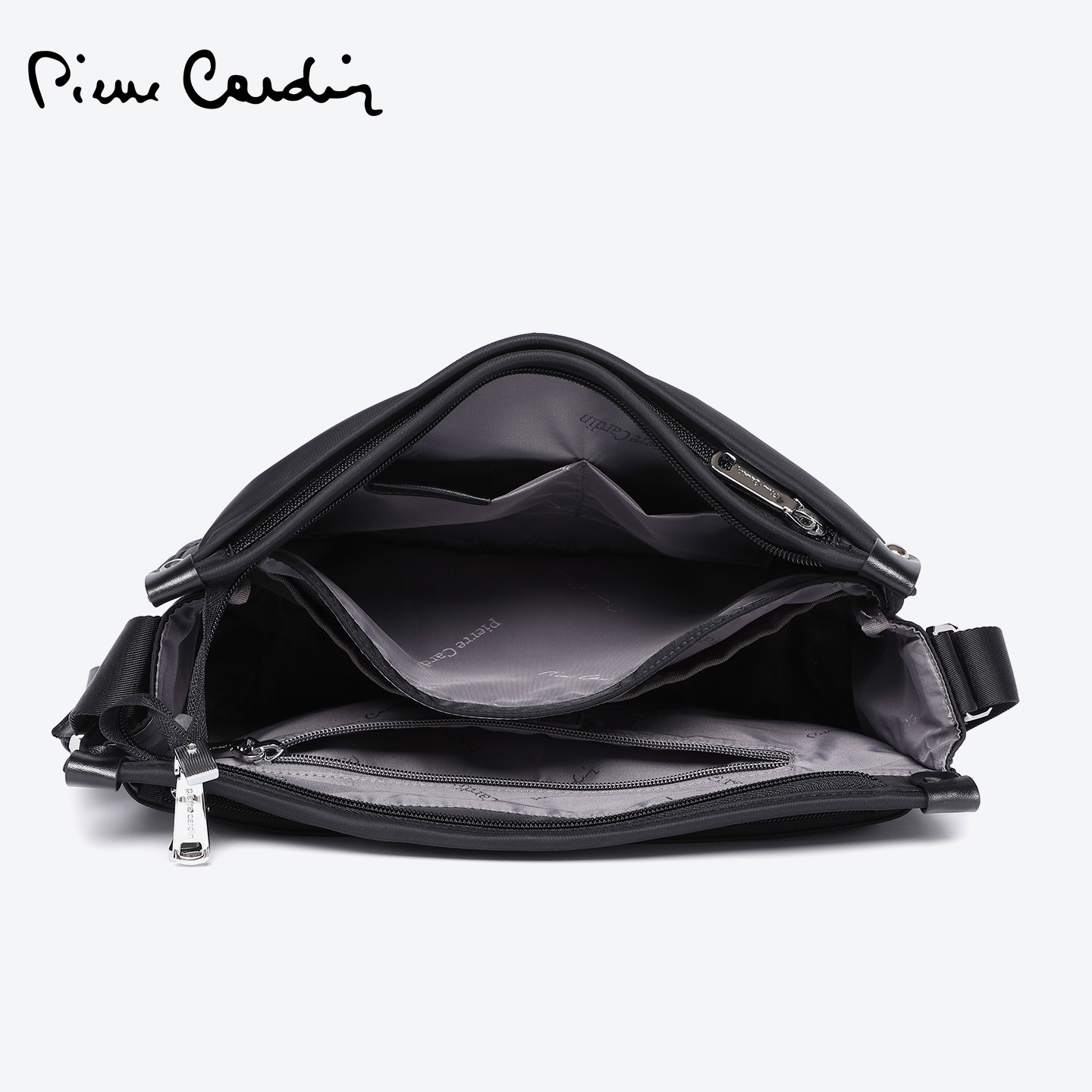 Мужская сумка-мессенджер Pierre Cardin, мужская сумка через плечо, повседневная многофункциональная сумка для поездок на работу большой емкости, портативная