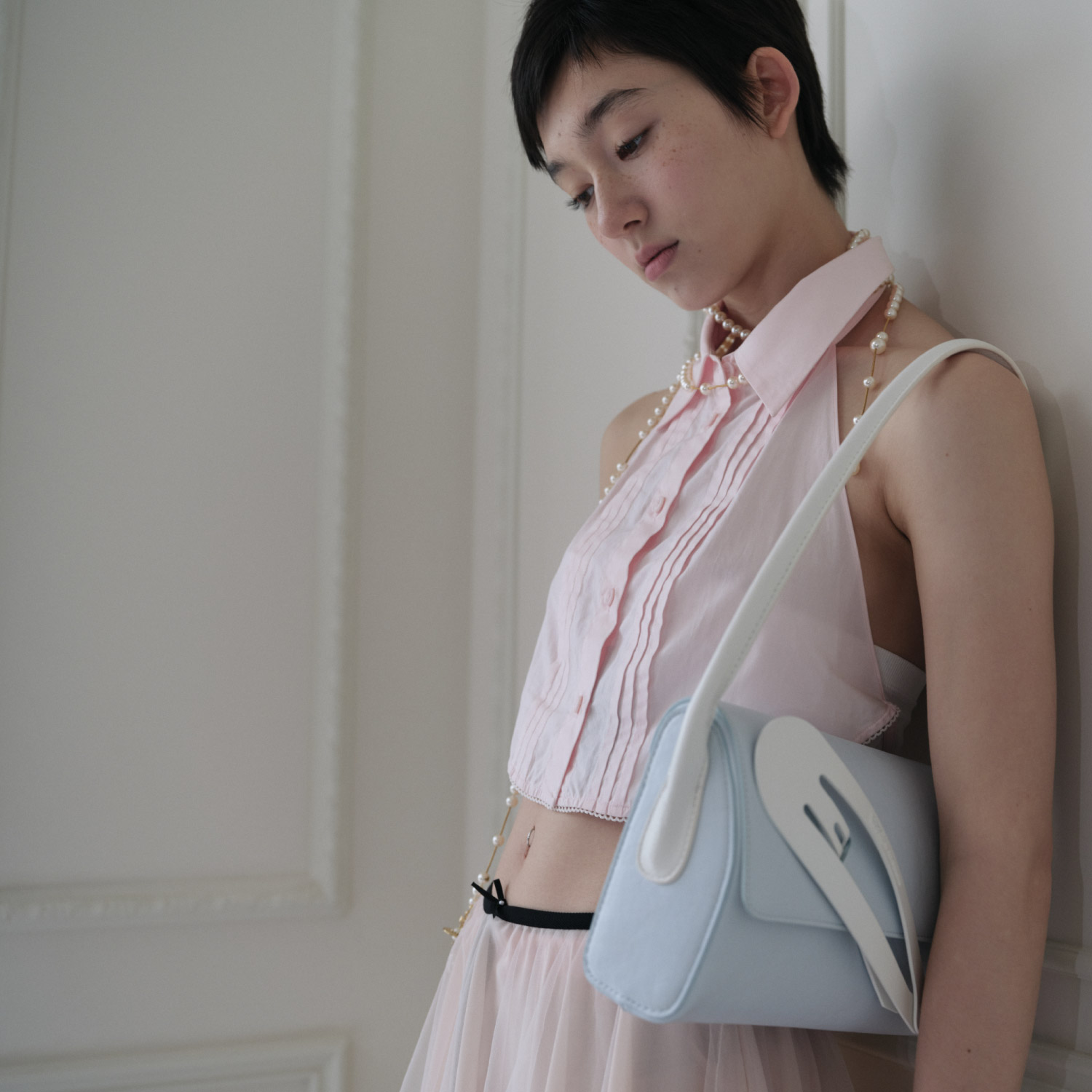 Женская весенне-летняя сумка через плечо ECODAY X MAELIN joint series hairpin bag