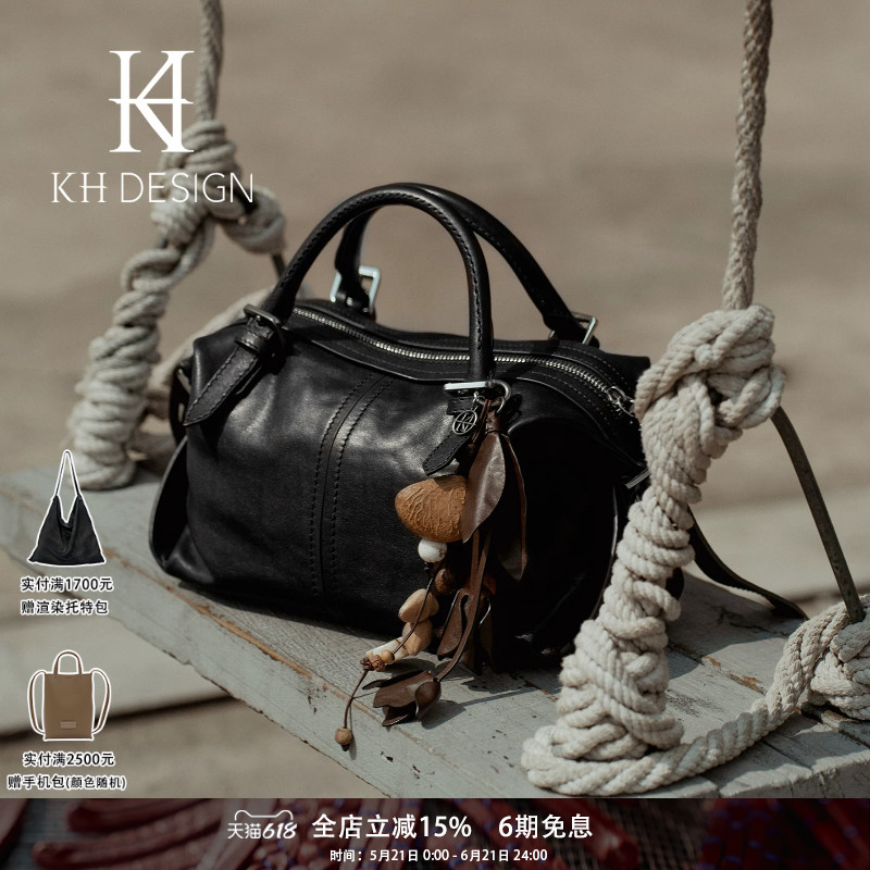 Сумки Meiji от KHDESIGN, кожаные сумки Boston, дорожные сумки из кожи растительного дубления, легкие роскошные сумки - все в одном стиле на прилавке