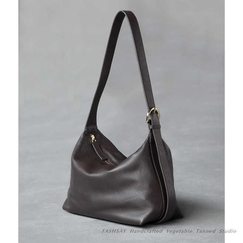 Fanjia leather works - это женская сумка-мессенджер большой вместительности, новинка 2025 года, первый слой натуральной кожи.