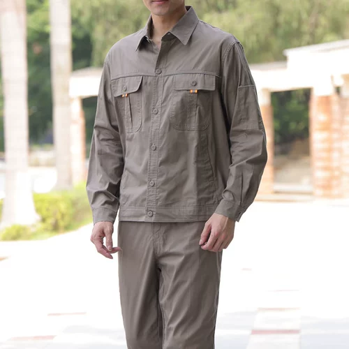 Хлопковый летний антистатический лонгслив, комбинезон