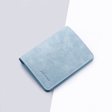 Ultrathin Mini Wallet Men's Short Student Men's Card Bag Driver's License Leather Wallet Youth Men's Vertical Wallet Soft