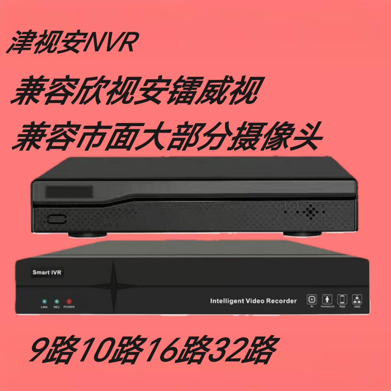 Видеорегистратор Jinshian/совместим с Xinshian/Radium Vision/Hualishi/Sigor Vision/Jiu'an/Zhongwei Century