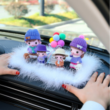 Car interior decorations, car decorations, creative high-end men's and women's divine car cute car decorations on the center console