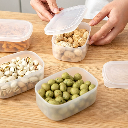 Японская японская коробка для хранения продуктов питания маленькая герметичная свежая коробка с закусочной портативная мини -пакетная коробка Дополнительная коробка для хранения продуктов питания