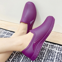 Shallow mouthed rain shoes, car wash shoes, waterproof kitchen work shoes