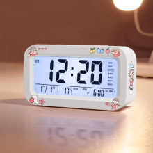 Alarm clock for students, wake-up device, electronic clock for children, boys and girls, powerful wake-up call with a time clock