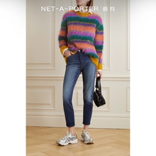 Re Done女高腰紧身牛仔裤netaporter