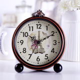 Будильник Hanshi в стиле ретро настольные домашние настольные часы маленький будильник настольные часы для гостиной набор металлических часов настольный будильник
