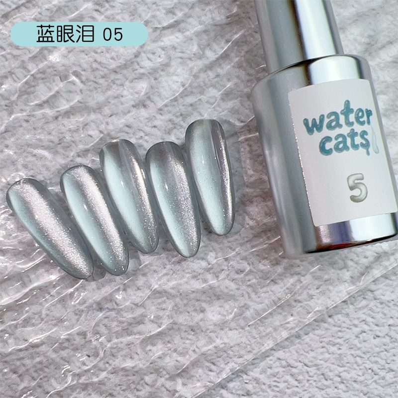 ЕЖЕГОДНО Япония импортирует клей water elf cat eye glue 2025 весенне-летний лак для ногтей из радужных стеклянных бусин.