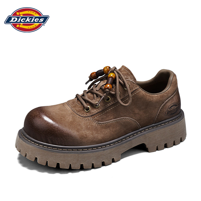 Повседневная мужская обувь Dickies в стиле ретро; коллекция 2026 года; новинка осени; модные уличные ботинки Martin с низким вырезом на толстой подошве; XR