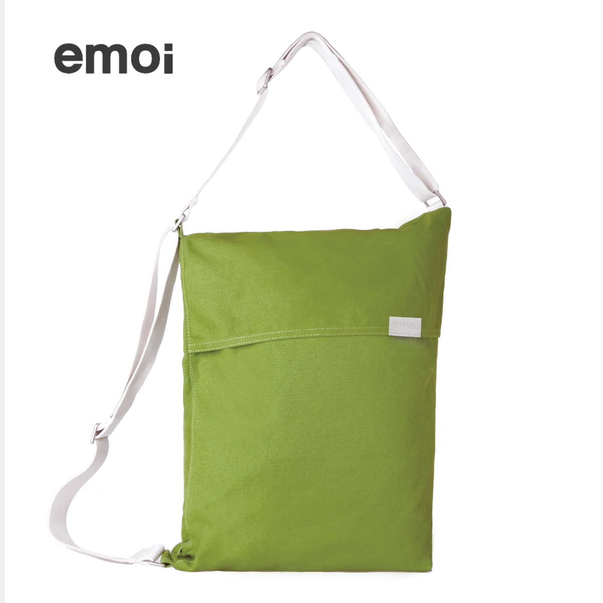 emoi basic life холщовый хлопковый рюкзак, сумка через плечо, диагональная холщовая сумка для отдыха, школьная сумка, дорожная сумка, сумка для поездок на работу