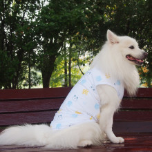 Summer Little Lemon Big Dog Spring and Autumn Thin Samoye Labrador Silver Fox Medium and Large Dog Pet Vest