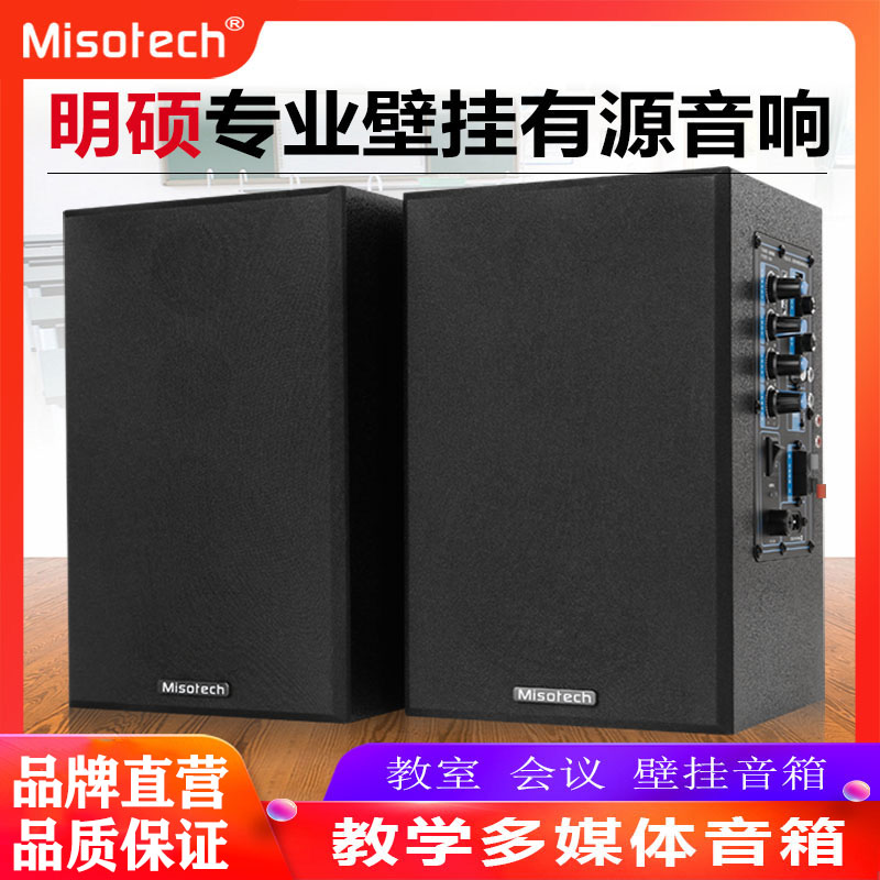 Настенный динамик для учебного класса Mingshuo M300 2.4G громкоговоритель для лекций преподавателя, проектор, активный звук Bluetooth