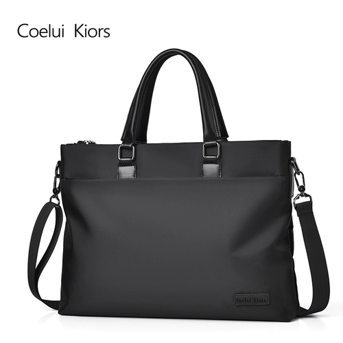 Вместительная и большая сумка через плечо для документов, шоппер, ткань оксфорд