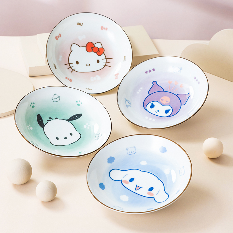 Подглазурная керамическая чаша Sanrio, милая чаша hellokitty, личная чаша для девочек, бытовая детская миска для риса