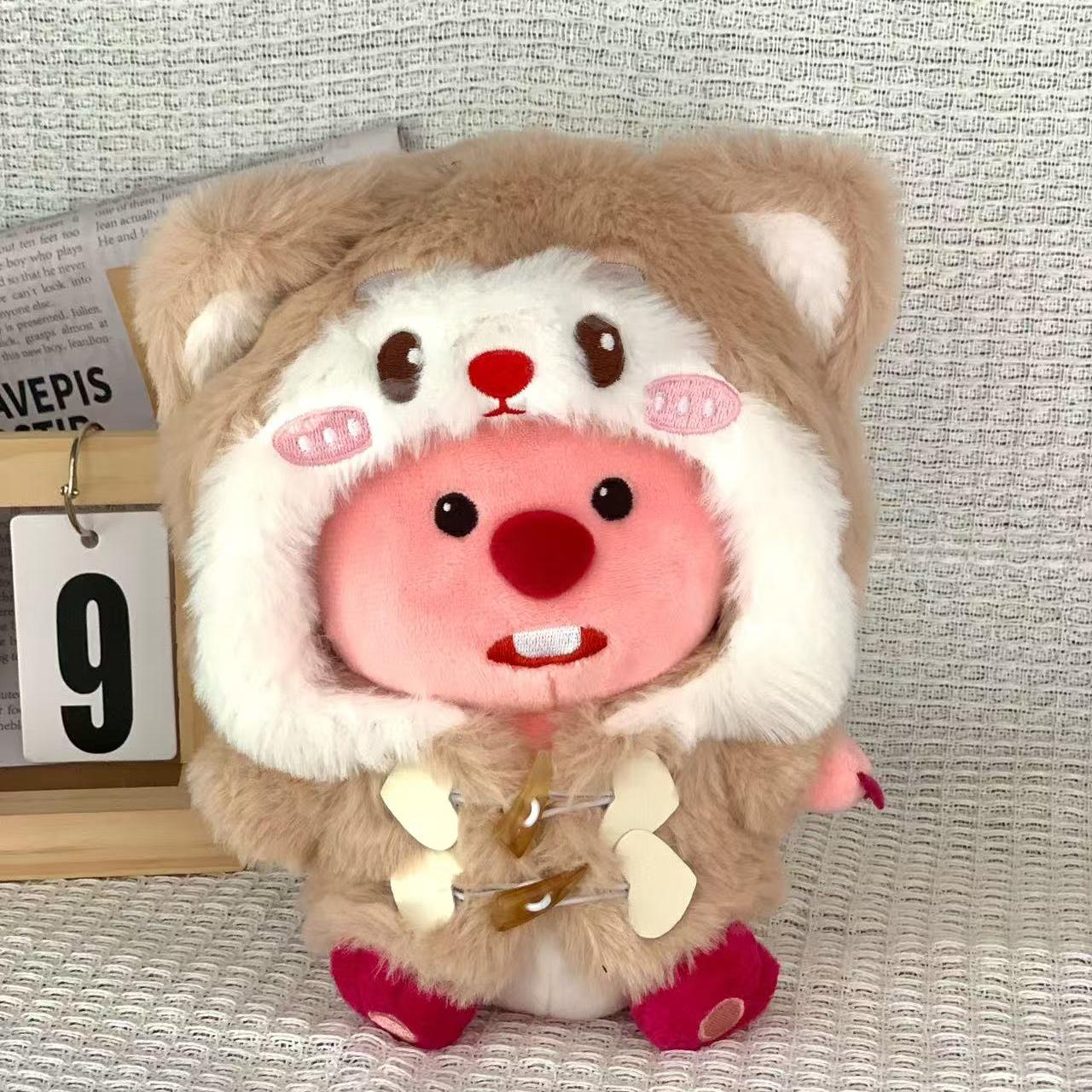 Японская кукла PeerEx little beaver с рубиновой петлей на головном уборе, милая плюшевая кукла, подарок на день рождения для женщин
