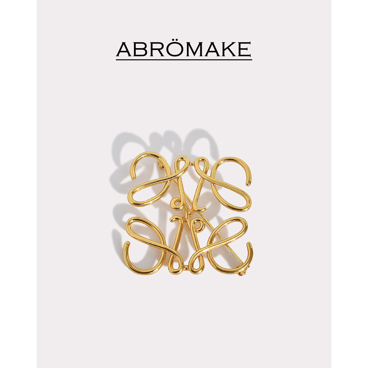 ABROMAKE Luo Family design sense нишевая легкая роскошная брошь-булавка для женского корсажа высокого класса люкс