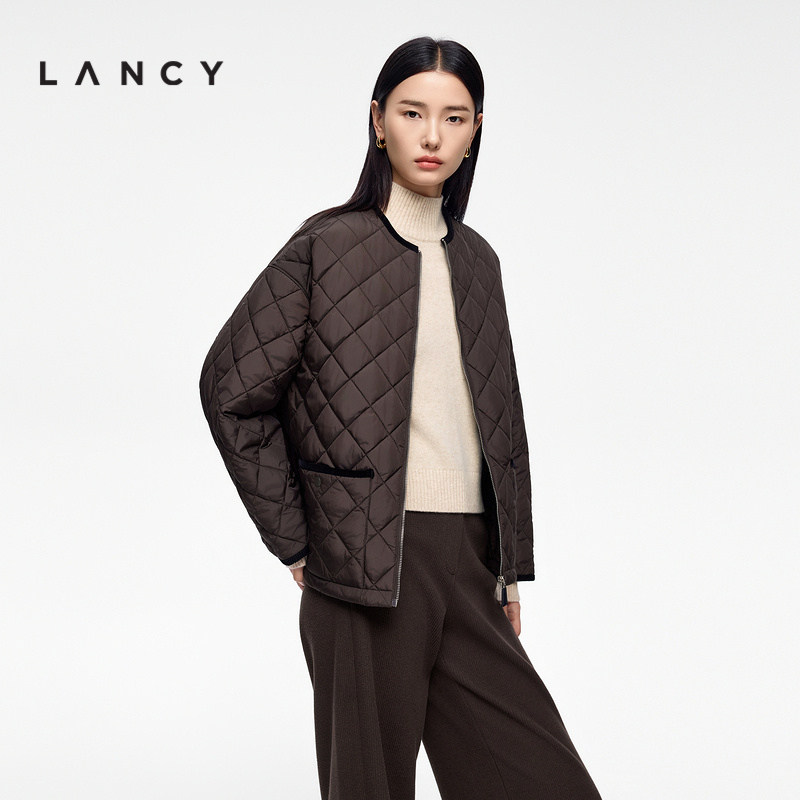 Новинка зимы 2026 года от LANCY/Langzi - темно-кофейный цвет...