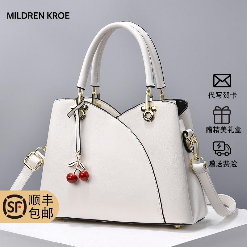 Сумка с ЧПУ 2025 новая кожаная женская портативная сумка-тоут большой емкости, сумка-мессенджер, подарок на день рождения для жены