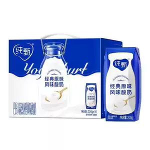 Йогурт Mengniu Pure Pure Original/Ванильный/Сладкая Клубника, 200 г*10 коробок, произведено в марте