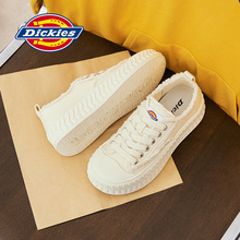 Dickies Women's Shoes 2024 Spring/Summer New Canvas Shoes Increase Breathability Little White Shoes Cookie Shoes Casual Trendy Board Shoes