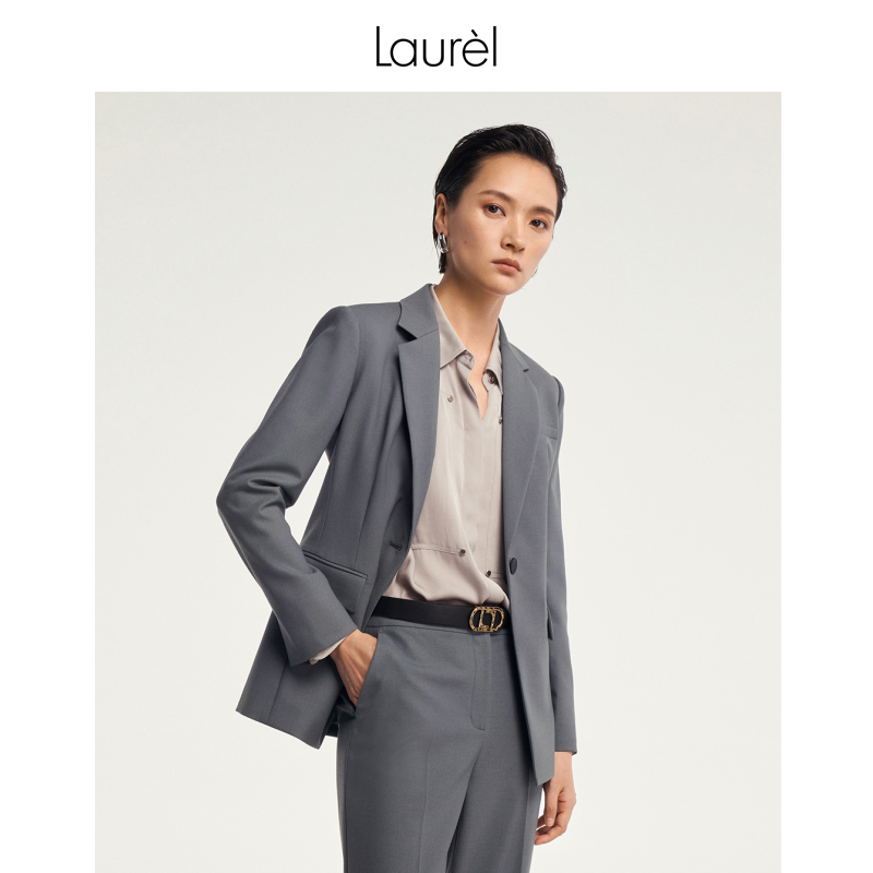 [Легкая овечья шерсть] Новый тонкий камвольный пиджак от Laurel для женщин LWD343T00600