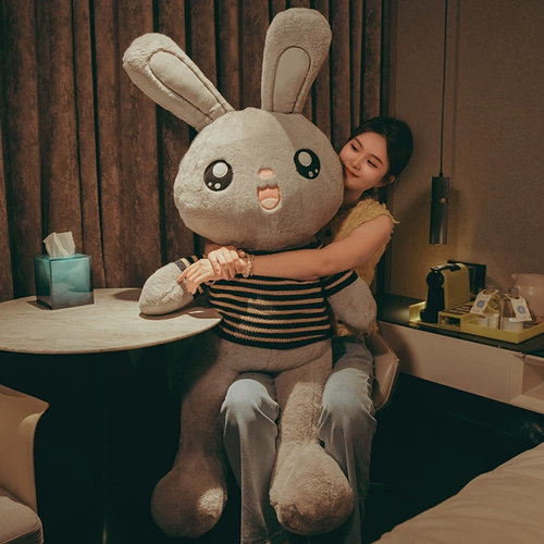 Большой плюшевый кролик, игрушка, кукла, подушка для сна, подарок на день рождения