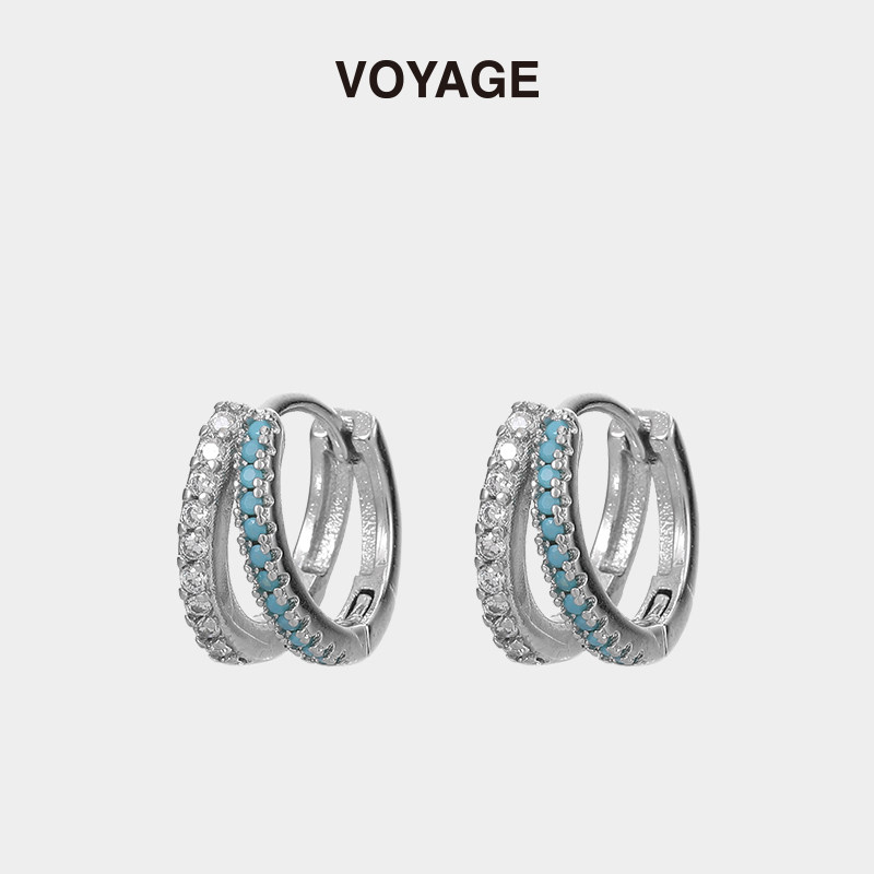 Уникальные серьги VOYAGE niche, женские серьги, дизайнерские серьги высокого класса, легкая роскошь, серьги с холодным ветром, компактные серьги