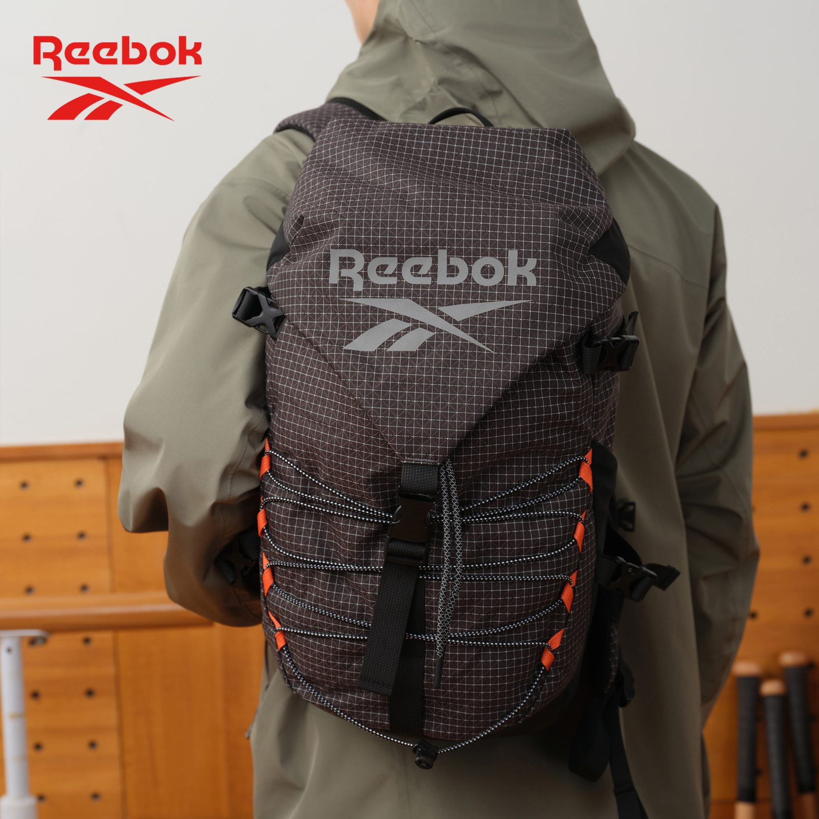 Reebok/Спортивная дорожная сумка для альпинизма Reebok большой емкости для кемпинга, легкий рюкзак для путешествий