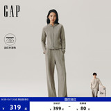 [Одобрение Cheng Yi] Женские осенние 2026 новые трикотажные спортивные брюки с вышивкой и широкими штанинами в рубчик от Gap 2PT623013