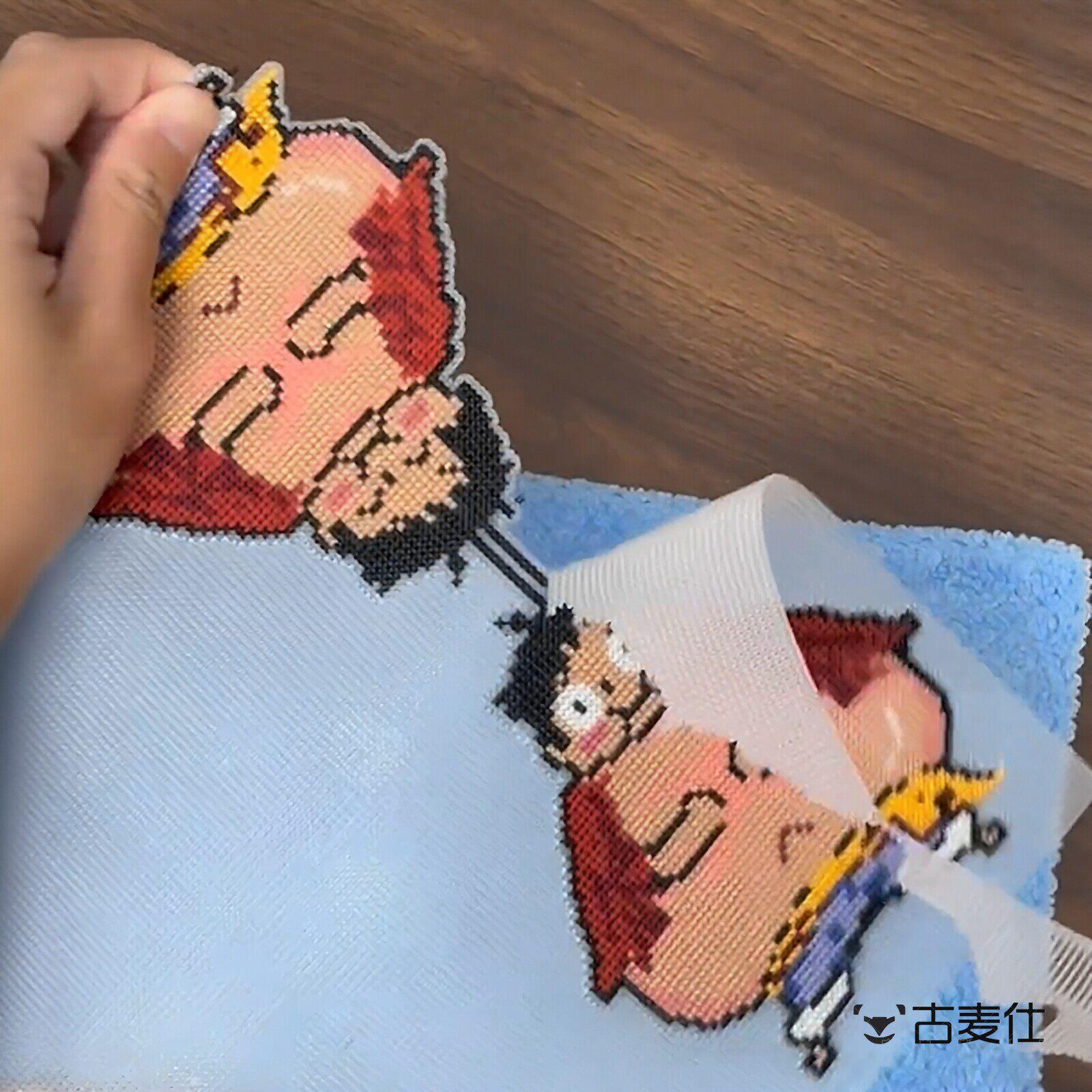 Вышивка крестиком слезоточивая музыка материальный пакет diy ручная вышивка пиксельная пластиковая доска отрывная сетка наклейка на холодильник кулон
