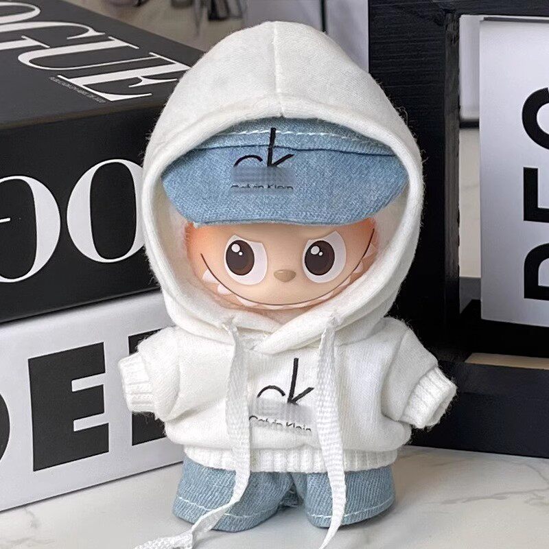 Мини-детская одежда labubu labubu4.0, 10 см, детское платье четвертого поколения, детская одежда, виниловая кукла, замена