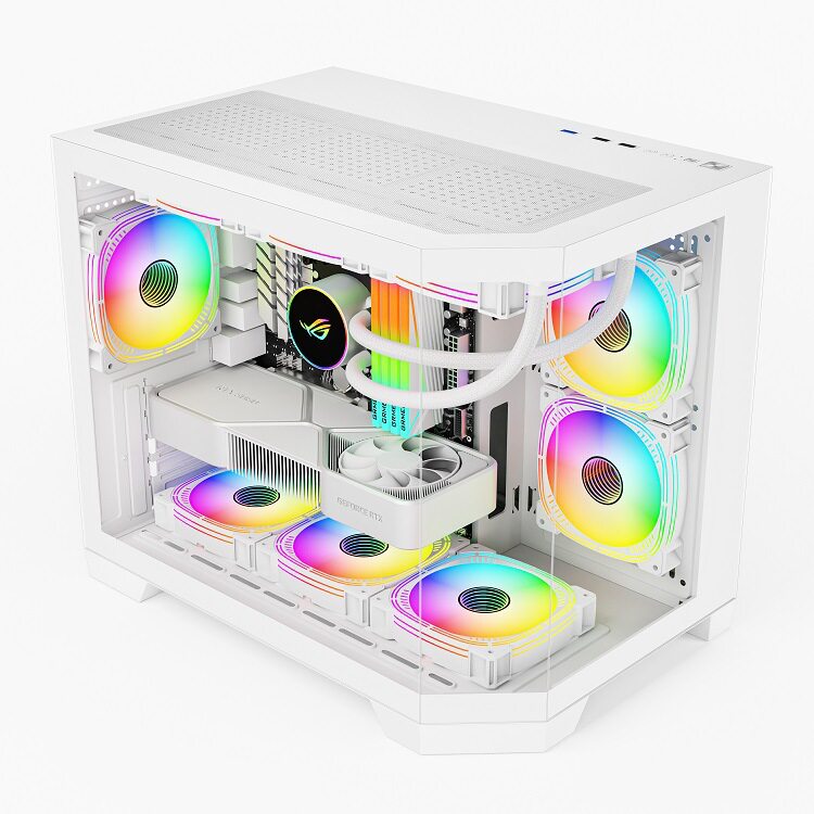 Комната с видом на море игровой кабинет Gaming ae fish tank поддерживает настольный компьютер с водяным охлаждением host VJ42BW