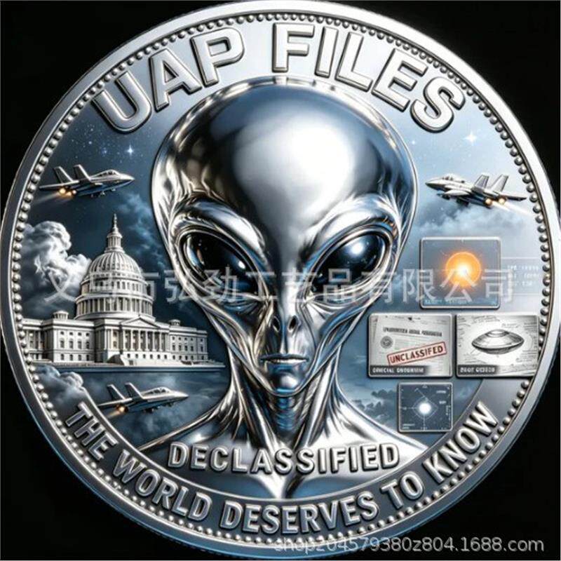 Трансграничный новый продукт UFODisclosion 2026, памятная монета, секретная памятная монета